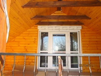 Фотография балкона в арболитовом доме